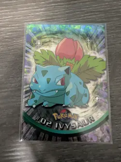 2000 Topps Pokemon TV Animation Foil #02 Ivysaur NM - Image 1