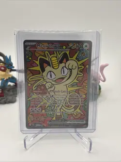 Pokemon - Meowth ex 121/088 Special Illustration Rare Holo - Perfect Order - NM - Image 1