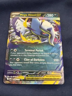 Mega Absol ex 086/132 Double Rare Holo Me01: Mega Evolution Pokemon TCG NM/M - Image 1