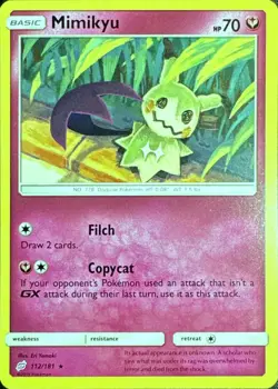 Mimikyu 112/181 Rare Team Up Pokemon Lightly Played - Image 1