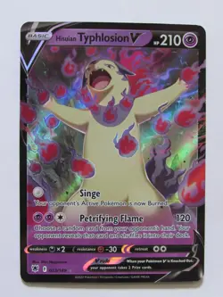 Hisuian Typhlosion V 053/189 Ultra Rare Astral Radiance Pack Fresh Mint Pokemon - Image 1