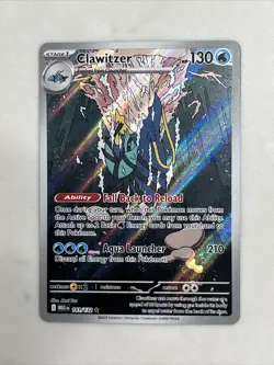 Clawitzer 141/132 Pokemon TCG ME01: Mega Evolution Illustration Rare - Image 2