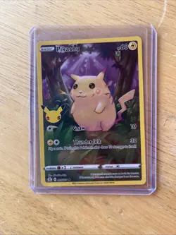 Pikachu 005/025 Full Art Holo Celebrations Pokemon TCG - Image 1