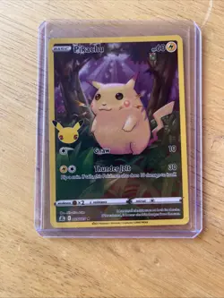 Pikachu 005/025 Full Art Holo Celebrations Pokemon TCG - Image 2