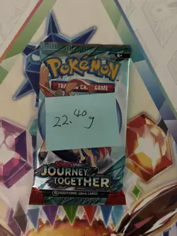 Heavy! Over 22.40 Gram Pokemon Journey Together Booster Pack Sealed - Image 2