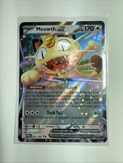 Pokemon TCG Perfect Order Meowth EX 062/088 Double Rare Near Mint Holo - Image 1