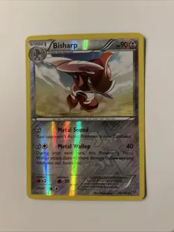 Bisharp Reverse Holo 82/146 XY Base NM Fast Secure Ship Pokemon - Image 1