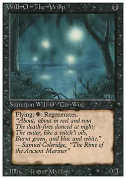 Will-O'-The-Wisp - Damaged / Poor MTG Revised - Image 1
