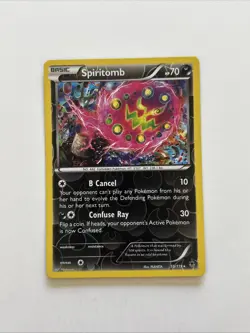 Spiritomb Rev Holo XY Phantom Forces Pokemon NM Reverse 55/119 - Image 1