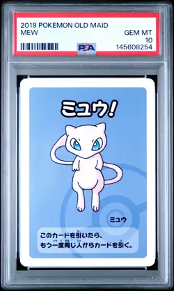2019 POKEMON OLD MAID MEW PSA 10 - Image 1