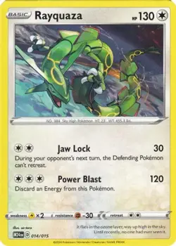 Rayquaza 014/015 Promo McDonald's Promos 2024 Pokemon Near Mint - Image 1