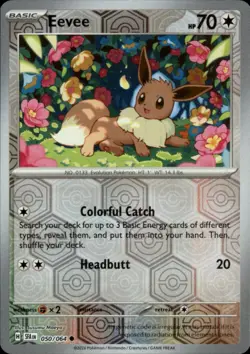 Eevee 050/050 Common Shrouded Fable Reverse Holo NM - Image 1