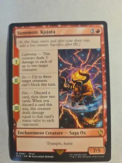 Summon Kujata Surge Foil Commander: Final Fantasy MTG 0061 Rare - Image 2