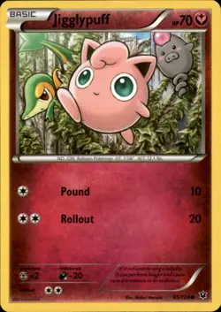 Jigglypuff 65/124 Common Fates Collide Pokemon NM - Image 1