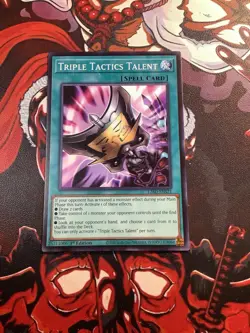 YuGiOh TCG- Triple Tactics Talent Common- L26D-ENS21 NM - Image 1