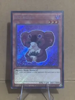Yu-Gi-Oh Des Koala MZMU-EN062 Chibi Art Secret Rare 1st Ed NM - Image 1