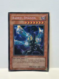 (EY) Yugioh Barrel Dragon MC1-EN002 Secret Rare Limited Edition VLP - Image 1