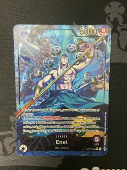 One Piece - ENEL OP15-058 (L) Alt Art OP15 Adventure on Kami's Island English NM - Image 1