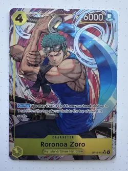 Roronoa Zoro OP15-113 SR Alt Art NM One Piece TCG Sky Island English - Image 1