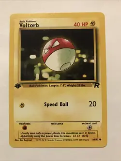 Pokemon TCG Voltorb Team Rocket 69/82 Regular 1st Edition Common Card - Image 1