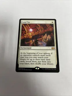 Land Tax Nonfoil Double Masters Card #020 MTG LP - Image 1