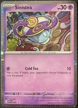 Sinistea 062 Sv: Scarlet & Violet Promo Cards Cosmos Holo - Pokemon Card - Image 1