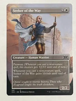 Seeker of the Way NM Borderless Double Masters MTG - Image 1