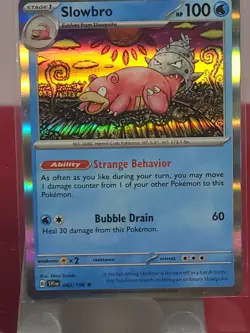 Slowbro 043/198 - Shinji Kanda- Scarlet Violet Base, NM POKEMON TCG CARD - Image 1