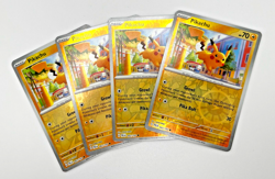 Pokemon Card Paldea Evolved Playset Pikachu Reverse Holo 062/193 x4 4x - Image 1