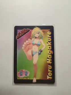 Toru Hagakure My Hero Academia Custom Glow In The Dark Waifu Card Feet Fan Art - Image 1