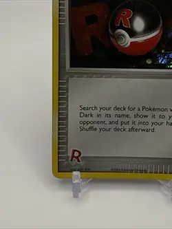 Rocket's Poke Ball 89/109 Reverse Holo Stamped Team Rocket Returns Pokemon Card - Image 5