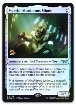 Marvin, Murderous Mimic #253 (Foil) (NM) Prerelease Cards PRE Magic MTG - Image 1