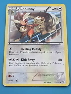 Lopunny Boundaries Crossed Card 117/149 Regular HP - Image 1