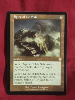 Spine of Ish Sah (Retro Frame) - Commander: The Brothers' War: #162 Nm R237 - Image 1