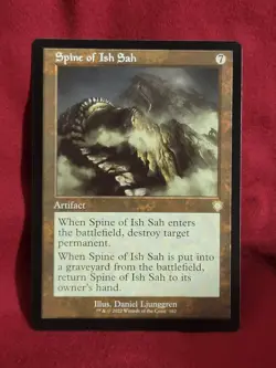 Spine of Ish Sah (Retro Frame) - Commander: The Brothers' War: #162 Nm R237 - Image 3