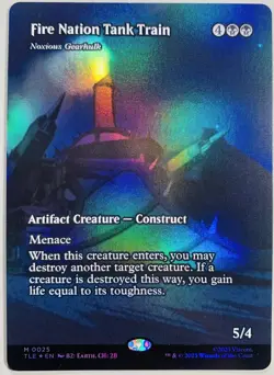 Fire Nation Tank Train (Borderless) (0025) MTG: Avatar: The Last Airbender - NM - Image 1