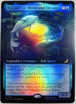 Tui and La, Moon and Ocean (Extended Art and Border) Avatar: The Last Airbender - Image 1