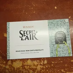 MTG FOIL Brain Dead x Secret Lair: New Earth Mentality Sealed - Image 1