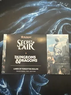 *FOIL**SECRET LAIR D&D LANDS OF THE FORGOTTEN REALMS- Foil EDITION 🔥 Ships Now - Image 1