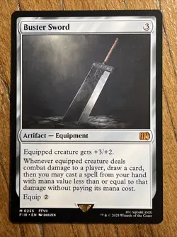 MTG, Buster Sword, NM, Non-Foil, FIN M 0255 - Image 1