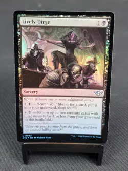 Magic The Gathering - Outlaws of Thunder Junction - Lively Dirge - FOIL - Image 1