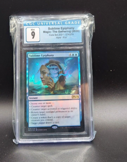 2021 Magic the Gathering Core set Sublime Epiphany #74 Rare Foil CGC 9 - Image 1