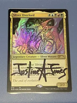 MTG Signed Foil Sliver Overlord - Secret Lair SLD NM/M - Image 1