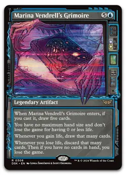 Marina Vendrell's Grimoire (Showcase) #308 (NM) Duskmourn DSK Magic MTG - Image 1