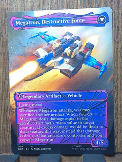 MTG🎇 Megatron, Tyrant (Shattered Glass) Universes Beyond: Transformers❤ NM - Image 3