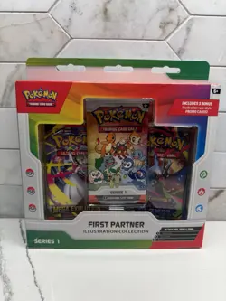 Pokemon First Partner Illustration Collection Box Series 1 Factory Sealed 💎💎 - Image 1
