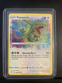 RAYQUAZA RAINBOW ACE SPEC RARE 138/185 ~ Pokemon TCG: + Kyogre & Zacian - Image 2