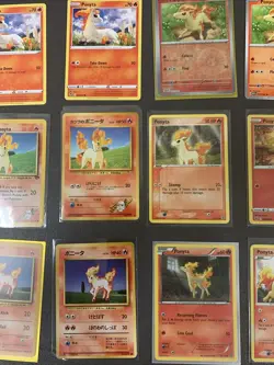 Lot 18 Ponyta Pokemon Card Collection Lot Binder VTG WOTC EN/Japanese - Image 3