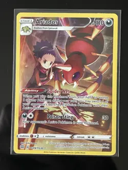 Pokemon Ariados Brilliant Stars TG09/TG30 Ultra Rare Holo - Image 1