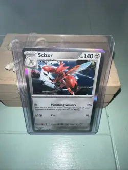 Pokemon Scizor - 141/197 - Rare - Reverse Holo NM-Mint Obsidian Flames - Image 2